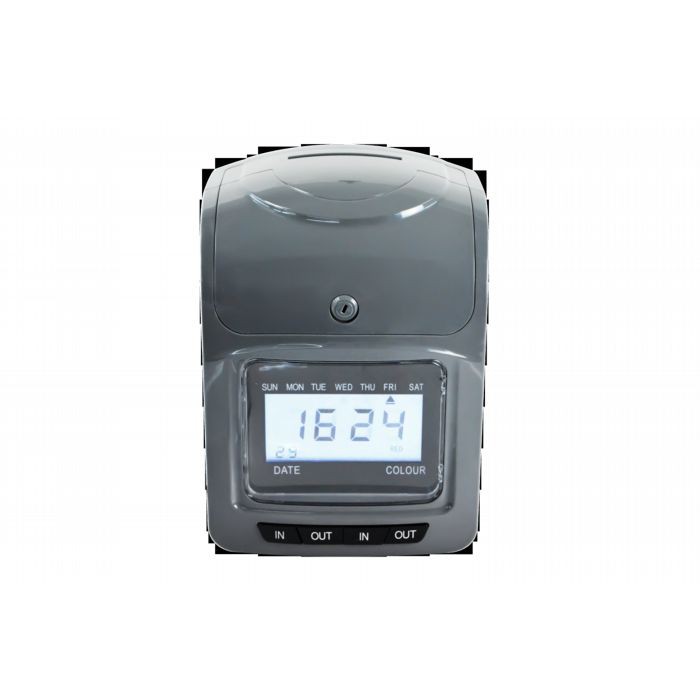 4 kolonnu digitālās kartes perforatoru laika ierakstītājs